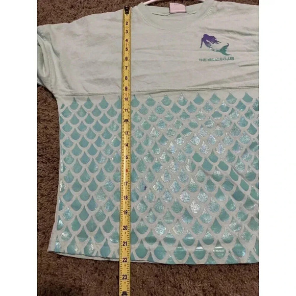 DISNEYLAND SPIRIT JERSEY The Little Mermaid Ariel Scales Novelty Princess XL - Picture 11 of 12